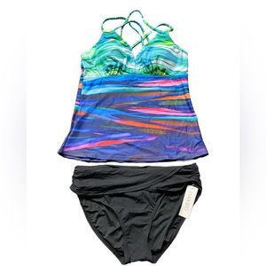 HAIVIDO tankini swimsuit swimwear set si3 Large NWT